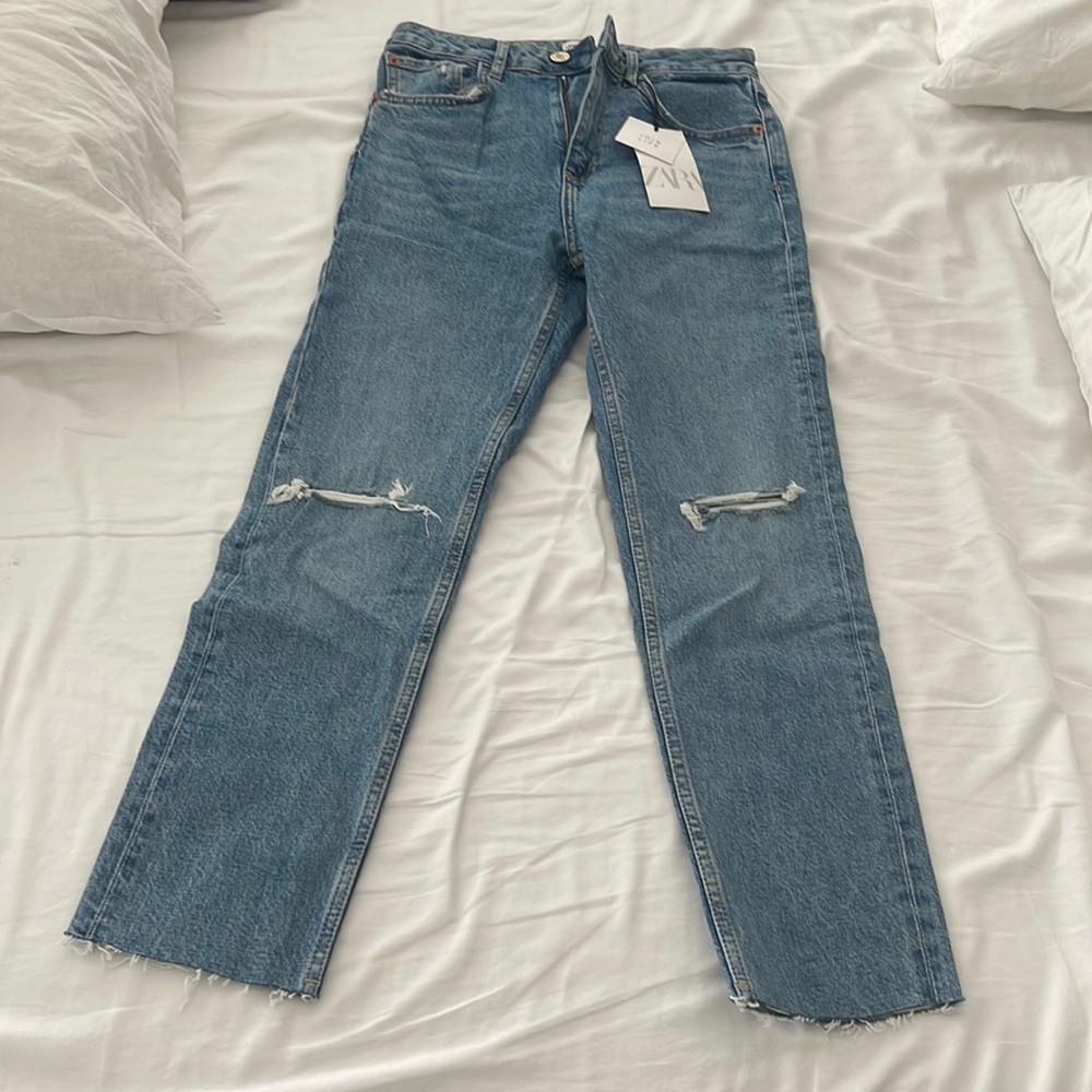 Nwt Zara jeans. Ankle length.